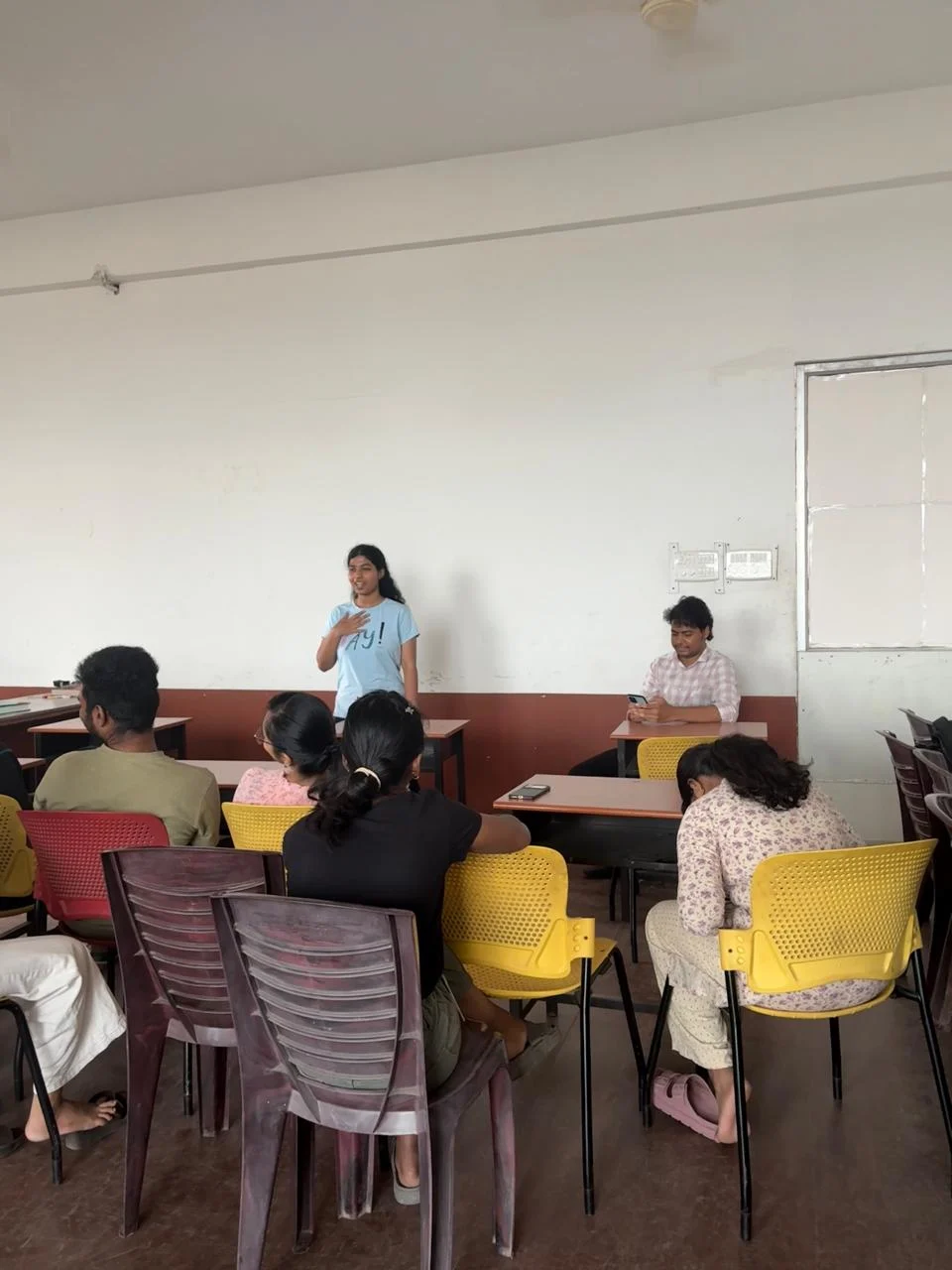 Internship training session